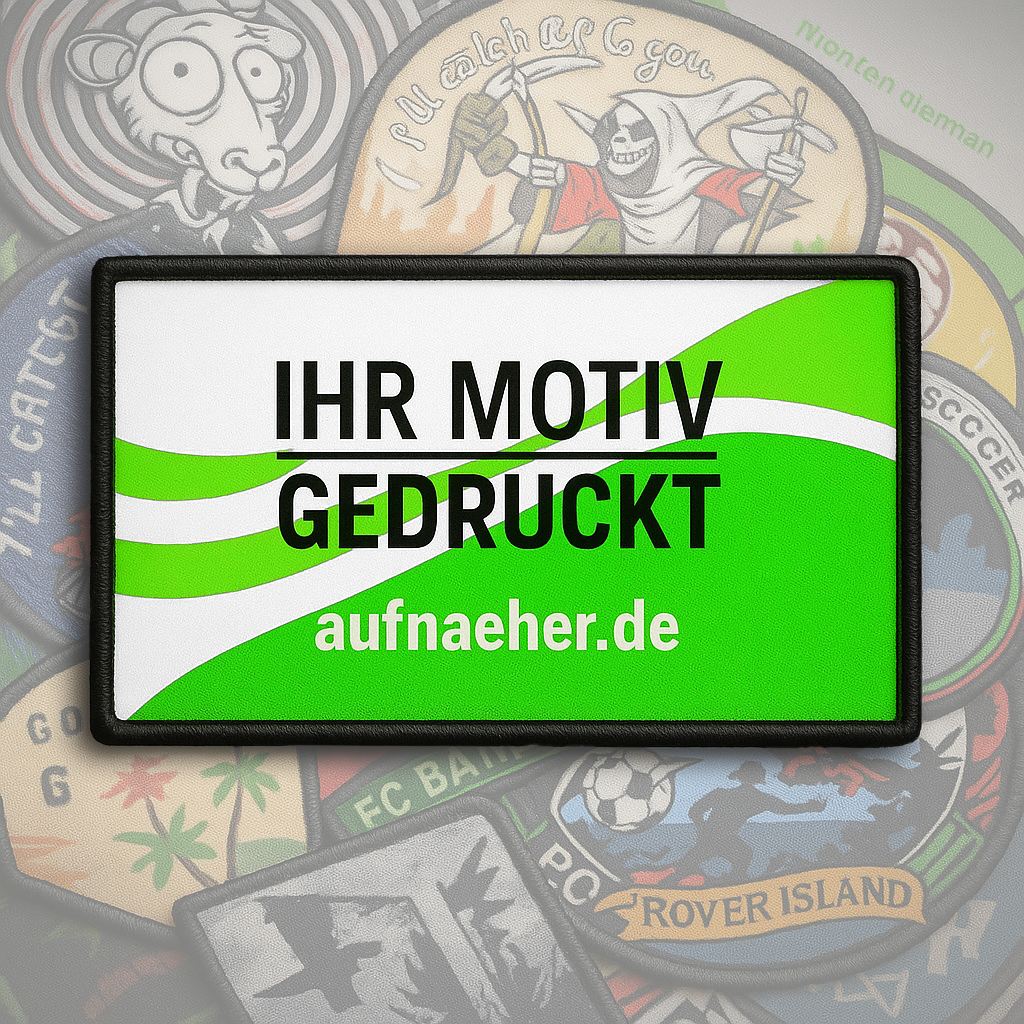 Gedruckter Aufnäher